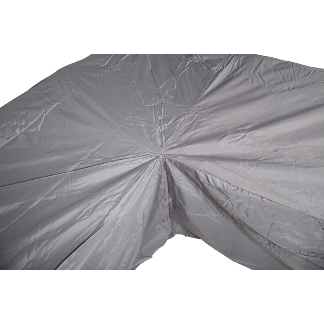 Schutzhülle Klas Grau – Runde Möbelabdeckung ø80×H86 cm Polyester