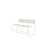 Gartensofa Lina Beige – 3-Sitzer Lounge 180×55×78 cm Stahl und Polster