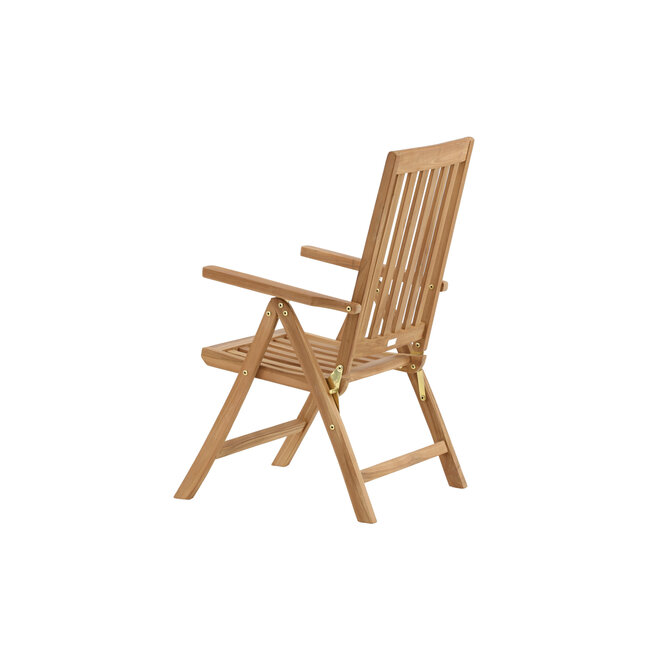 Gartenstuhl Kenya – Hochlehner 60×73×105 cm Teakholz massiv