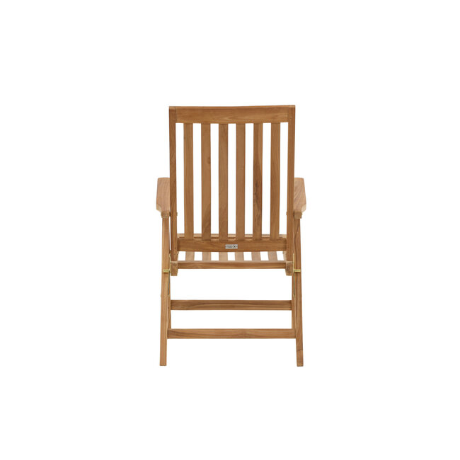 Gartenstuhl Kenya – Hochlehner 60×73×105 cm Teakholz massiv