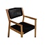 Gartenstuhl Little John – Essstuhl 62×58×88 cm Akazienholz und Seilgeflecht