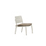 Gartensessel Lina Beige – Loungesessel 55×59×73 cm Aluminium und Polster