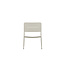 Gartensessel Lina Beige – Loungesessel 55×59×73 cm Aluminium und Polster