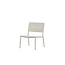 Gartensessel Lina Beige – Loungesessel 55×59×73 cm Aluminium und Polster