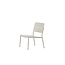 Gartensessel Lina Beige – Loungesessel 55×59×73 cm Aluminium und Polster