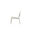 Gartensessel Lina Beige – Loungesessel 55×59×73 cm Aluminium und Polster