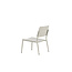 Gartensessel Lina Beige – Loungesessel 55×59×73 cm Aluminium und Polster