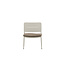 Gartensessel Lina Beige – Loungesessel 55×59×73 cm Aluminium und Polster