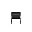 Gartensessel Lina Schwarz – Loungesessel 55×59×73 cm Stahl und Polster