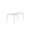 Gartentisch Lina Beige – Esstisch 200×90×75 cm Aluminium