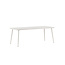 Gartentisch Lina Beige – Esstisch 200×90×75 cm Aluminium
