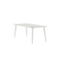 Gartentisch Lina Beige – Esstisch 200×90×75 cm Aluminium