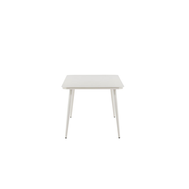 Gartentisch Lina Beige – Esstisch 200×90×75 cm Aluminium