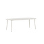 Gartentisch Lina Beige – Esstisch 200×90×75 cm Aluminium