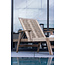 Gartenliege Little John Braun – Sonnenliege 200×72×55 cm Akazienholz
