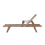 Gartenliege Little John Braun – Sonnenliege 200×72×55 cm Akazienholz