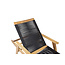 Gartenliege Little John – Relaxliege 200×70×35 cm Akazienholz und Seilgeflecht