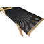 Gartenliege Little John – Relaxliege 200×70×35 cm Akazienholz und Seilgeflecht