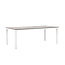 Gartentisch Llama Grau – Esstisch 205×100×75 cm Aluminium und HPL