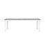 Gartentisch Llama Grau – Esstisch 205×100×75 cm Aluminium und HPL
