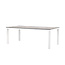 Gartentisch Llama Grau – Esstisch 205×100×75 cm Aluminium und HPL