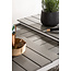 Gartentisch Levels Weiß – Esstisch 229×100×75 cm Aluminium und Aintwood