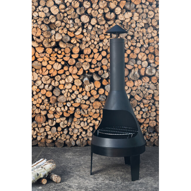 Gartenkamin Marongo – Wohlfühlwärme & Grillvergnügen in Einem