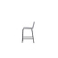 Gartenbarhocker Lindos Hellgrau – Barstuhl 53×54×89 cm Aluminium und Rope