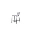 Gartenbarhocker Lindos Hellgrau – Barstuhl 53×54×89 cm Aluminium und Rope