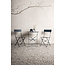 Gartenmöbel-Set Marseille – Klappbares Bistro-Set Dunkelgrau Stahl und Mesh