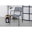 Gartenstuhl Lindos Grau – Stapelstuhl 59×57×86 cm Aluminium und Rope