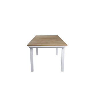 Venture Home Gartentisch Mexico Natur – Outdoor-Esstisch ø140 cm Teakholz & Aluminium