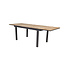 Gartentisch Mexico Natur – Outdoor-Esstisch 180×90 cm Teakholz und Aluminium