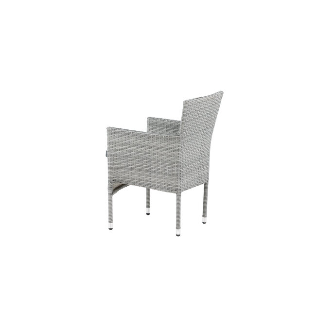 Gartenstuhl Malina Grau – Outdoor-Essstuhl 60×58×86 cm