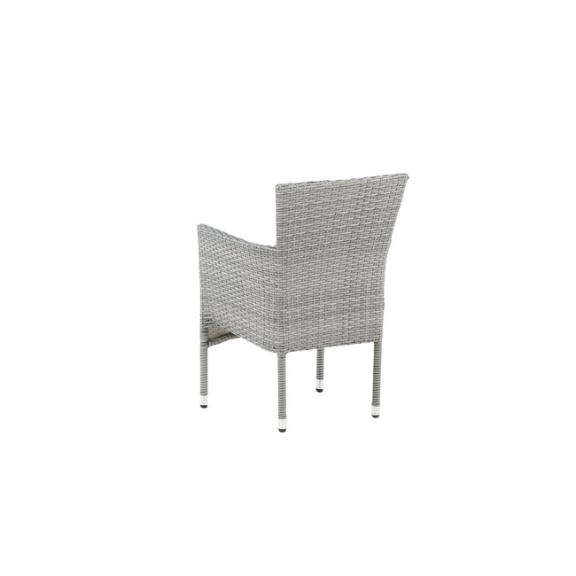 Gartenstuhl Malina Grau – Outdoor-Essstuhl 60×58×86 cm