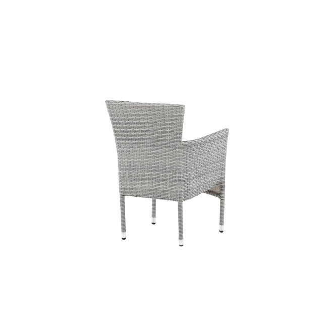 Gartenstuhl Malina Grau – Outdoor-Essstuhl 60×58×86 cm