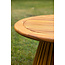 Gartentisch Lumpur Natur – Runder Esstisch ø120×75 cm Akazienholz Teaklook