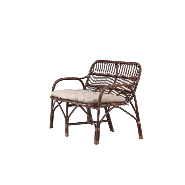 Gartensofa Nella Dark Walnut – Loungekomfort für die Terrasse