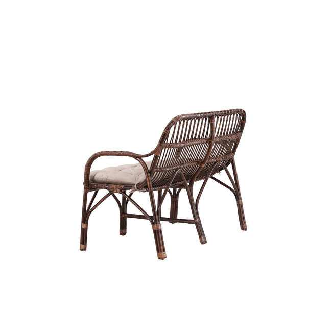 Gartensofa Nella Dark Walnut – Loungekomfort für die Terrasse