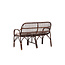 Gartensofa Nella Dark Walnut – Loungekomfort für die Terrasse