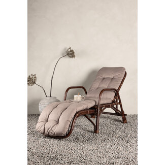 Venture Home Gartenliege Nella Dark Walnut – Entspannung pur im Garten