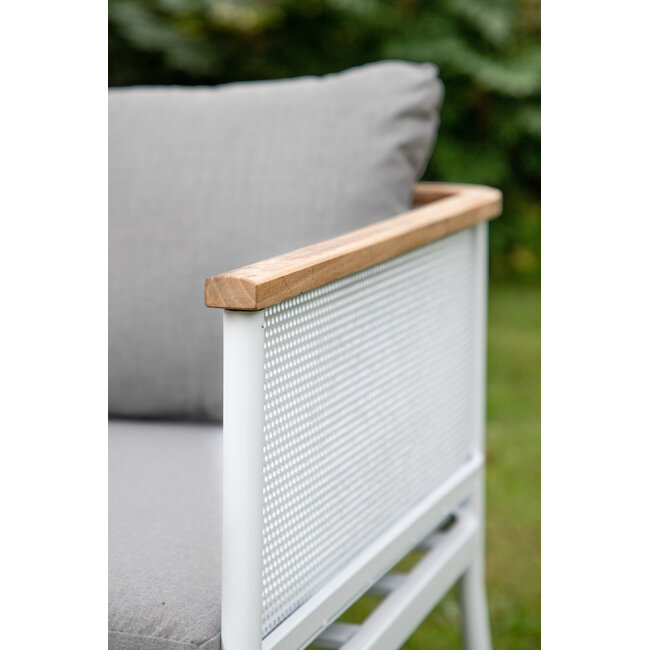 Lounge-Set Nettan Weiß – Moderne Outdoor-Lounge