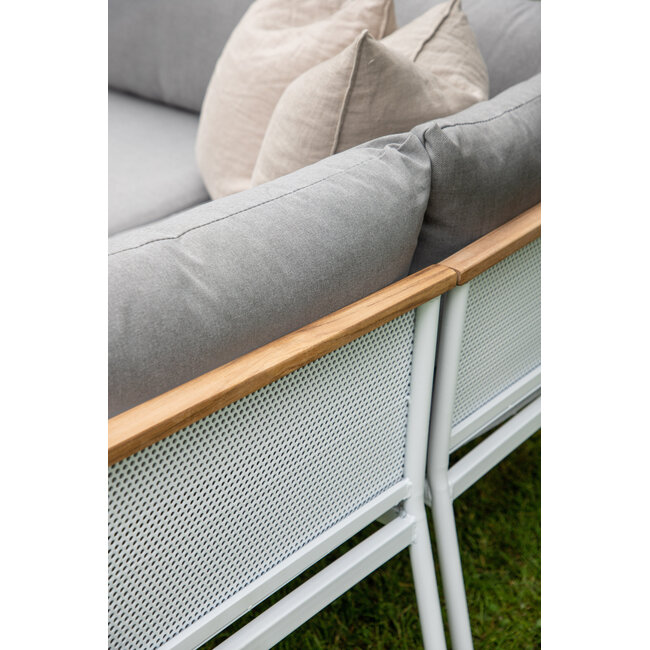 Lounge-Set Nettan Weiß – Moderne Outdoor-Lounge