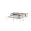 Lounge-Set Nettan Weiß – Moderne Outdoor-Lounge