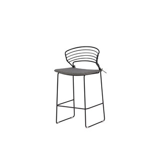Venture Home Gartenbarhocker Milano Schwarz – Bequemer Sitzkomfort für draußen