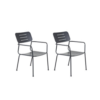 Venture Home Gartenstuhl Nicke Schwarz – Bequemer Sitzkomfort für draußen