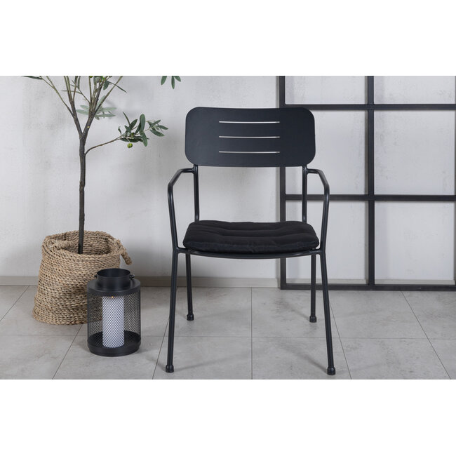 Gartenstuhl Nicke Schwarz – Bequemer Sitzkomfort für draußen