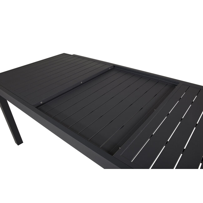Gartentisch Marbella Schwarz – Robuster Mittelpunkt im Garten