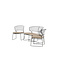 Lounge-Set Milano Schwarz – Moderne Outdoor-Lounge