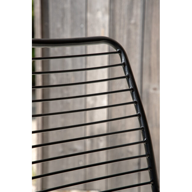 Gartenstuhl Panjin Schwarz – Bequemer Sitzkomfort für draußen